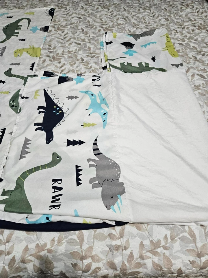 Sweet JoJo Designs Modern Dinosaur 4pc Crib Set - Image 1 of 4