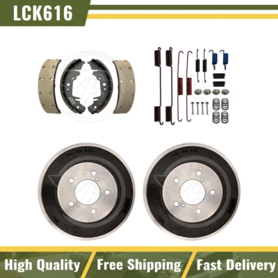 Tambores de freno traseros y zapatas de freno kit de resorte de hardware para Dodge Caravan 2004-2007 Foto 1 de 4