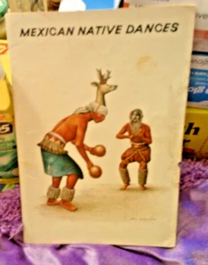Mexican Native Dances Book, Originals & Text by LUIS COVARRUBIAS 15 Color Images - Picture 1 of 2