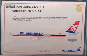 Dibujo | Nº Calcomanías 44s-767-11 | 1:144 Aeromar Boeing 767-300 - Imagen 1 de 1