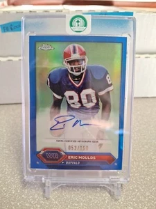 2024 Topps Composite Eric Moulds Topps Chrome Blue Variation 053/150 Auto Bills - Picture 1 of 2