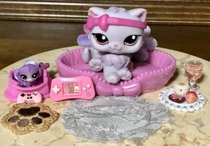 Authentische Littlest Pet Shop seltene #1041 Perserkatze mit kleinem Labradoodle🐾 - Bild 1 von 12