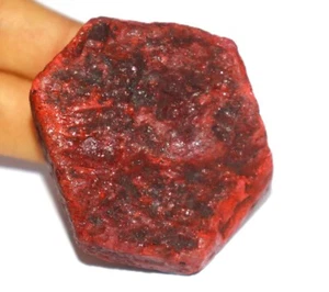 GEFÄRBT 721,30 Ct Zertifiziert Natürlicher Roter Rubin Roh Edelstein Grob BL - Bild 1 von 4