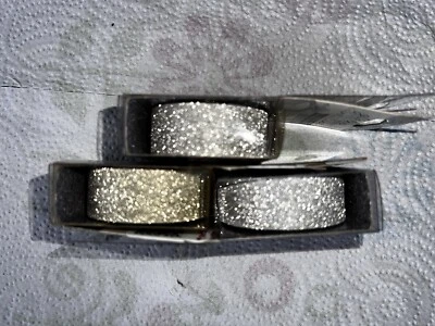 Seal-It Silver Glitter Decorative Tape 3/4” X 300" Non-Flaking Tear-By-Hand - Image 1 of 3