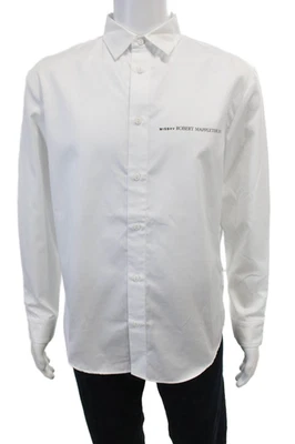 MISBHV Mens Cotton Self Portrait Robert Mapplethrope Shirt White Size Small - Image 1 of 4