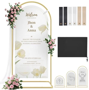 Hochzeit Willkommen Schild Ständer Halter - Verstellbare Staffelei für Hochzeit Schilder Ständer... - Bild 1 von 6