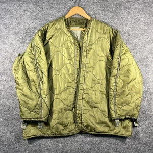 Abrigo de campo militar vintage M65 forro talla grande OG verde edredón para clima frío - Imagen 1 de 5