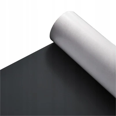 Magnetfolie Selbstklebend 0,4mm Schwarz 61cm x 1m Rolle Flexibel Zuschnitt - Bild 1 von 4