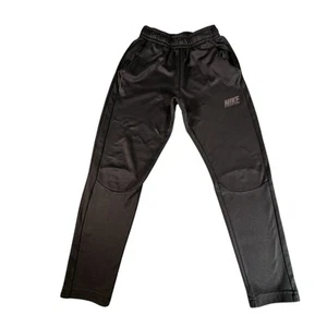 Nike Boys Dri-FIT Athletic Pants Size Large Black Polyester Joggers Youth - Picture 1 of 10