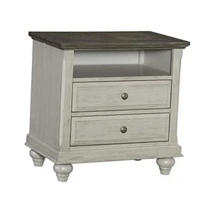 Cecilia Nightstand, Gray - Picture 1 of 7