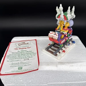 Simpsons Christmas Express Train "The Smoking Car" #07 Hamilton - Picture 1 of 8