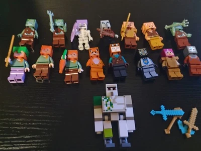 Lote de mini figuras Lego Minecraft Foto 1 de 4