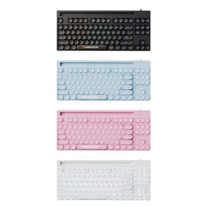 Mechanical Keyboard Wired Keypad Replacement Clear Characters Delicate Touch for - Picture 1 of 20