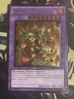 Yugioh: Elemental HERO Nova Master - GENF-EN093 - Ultimate Rare - 1st Edition NM - Image 1 of 4