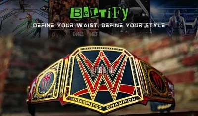 1316 Days Roman Undisputed Mini Championship Wrestling Replica Title Belt - Image 1 of 4