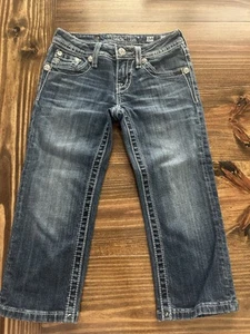 Girl's Miss Me Capri Jeans Size 10 - Picture 1 of 9