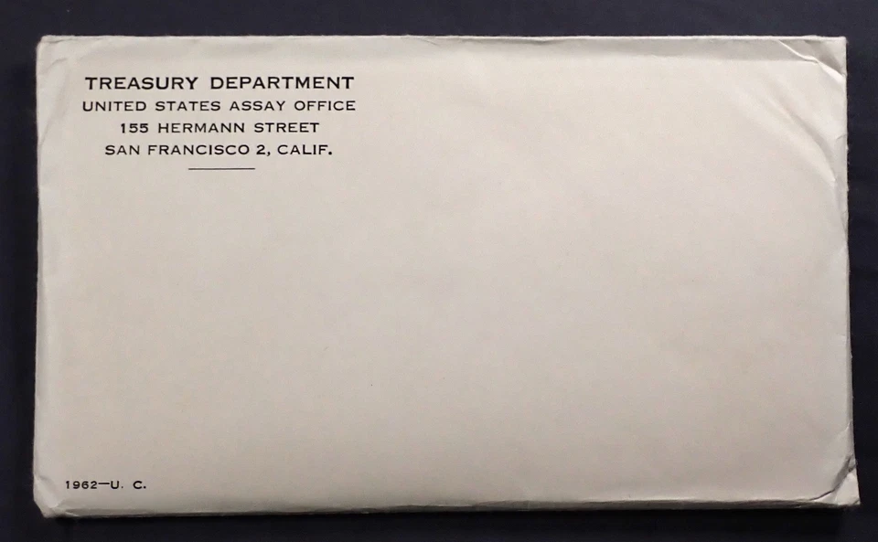 1962 U.S. Mint Set as issued by U.S. Mint.  10 coins Both "P" & "D". - Image 1 of 4