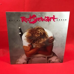 ROD STEWART Out Of Order 1988 German VINYL LP + INNER Lost In You Forever Young - Picture 1 of 9