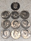 kennedy half dollar lot 10 Assorted Years And Mints Us Coin 