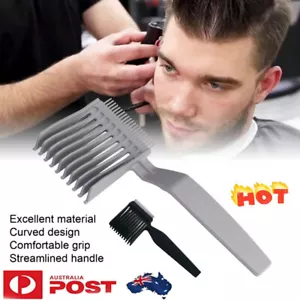 Hair Cutting Positioning Comb Professional Barber Clipper Blending Flat Top NEW - Picture 1 of 13