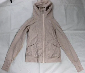 Sudadera con Capucha Lululemon Athletica Cremallera Completa Zehnter Pequeña Brezo Rosa Claro Rubor Pulgar - Imagen 1 de 10