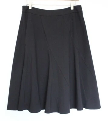 Falda acampanada negra CAbi talla 4 línea A estilo ajustado y acampanado #118 Foto 1 de 4