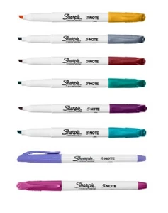 Sharpie S-Note Creative Marker Choice of 8 Limited Edition Colours - Picture 1 of 17