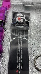 Azuza Reflective Dog Collar, Soft Neoprene Padded Pet Collar - purple- X-Small - Picture 1 of 4
