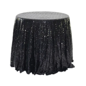 Sequin Table Cloth Glitter Banquet Wedding Party Decor Bling Tablecloth Cover - Picture 1 of 26