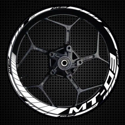 Wheel Hub Rim Decorative Decal Reflective Sticker For YAMAHA MT03 MT-03 660 320 - Image 1 of 4