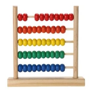 Traditional Desktop 5 Column Bead Abacus Learning Toy for Kids Brain Development - Picture 1 of 7