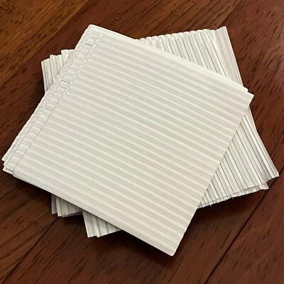 500 Twist Ties White Plastic Cable Ties Crafts For Gift Bags Bread Wrapping - Image 1 of 3
