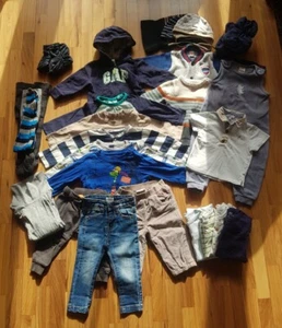 Marken Kleidungspaket Jungen Gr. 74/80, 86/92, GAP, Armani, Moomin etc. 26 TEILE - Bild 1 von 8