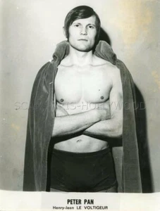 PETER PAN 1960s PHOTO ORIGINAL CATCH LUTTE WRESTLING LUCHA BEEFCAKE #35 - Imagen 1 de 1