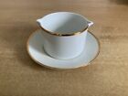 Thomas Medaillon Wide Gold - Gravy / Sauce Boat & Integral Stand