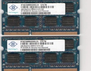 8GB (2x 4GB Kit) Apple MacBook Pro 17-INCH Aluminum Early/Mid 2009 DDR3 Memory - Picture 1 of 1