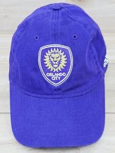 Sombrero de club de fútbol Orlando City gorra correa trasera púrpura talla única ajustable Florida - Imagen 1 de 8