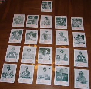 1975 TUCSON TOROS BASEBALL CARD SET - 21-CARD SET-CARUSO - OAKLAND A's AFFILIATE
