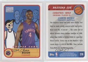 2003-04 Bazooka Chris Bosh #279 Rookie RC HOF
