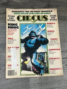 CIRCUS Magazine King Kong Jethro Tull KISS McCartney Runaways August 1976 perry - Picture 1 of 4