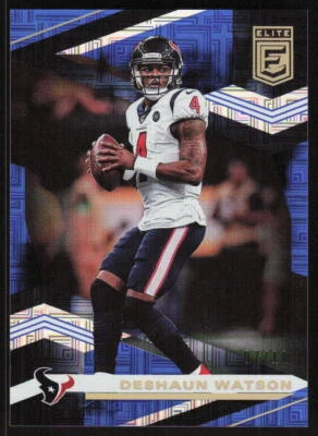 2020 Panini Elite Blue #30 Deshaun Watson /10 Houston Texans - Image 1 of 2