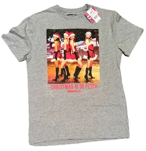 Mean Girls Christmas is So Fetch Gray Short Sleeve T-Shirt Size Large New - Picture 1 of 5