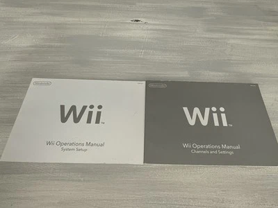 Nintendo Wii Console Operations Manuals & System Set Up Booklets Original - Image 1 of 3