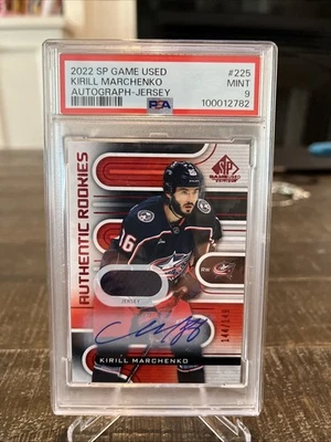 2022-23 SP Game Used Authentic Rookies Kirill Marchenko Rookie Auto /149 - Image 1 of 2