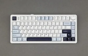 AULA F75 Wireless Mechanical Keyboard RGB Hot Swap Glacier Blue Gasket 75% - Picture 1 of 12