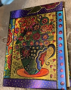 Laurel Burch Embossed Micro Acid Free Unlined Paper Journal/Note Book - Picture 1 of 2