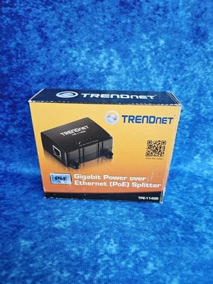 Trendnet TPE 114 GS Gigabit Power Over Ethernet PoE Splitter - Image 1 of 4