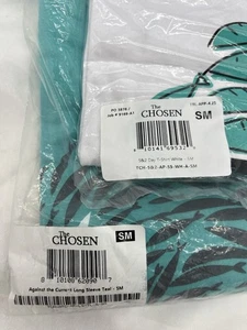 THE CHOSEN Against the Current Teal / & Five Or Two Days White / Small T Shirt - Picture 1 of 8