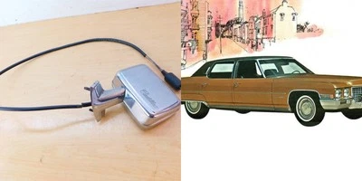 LH DRIVERS SIDE REMOTE MIRROR 1971 1972 CADILLAC 71CS1-4R2 - Image 1 of 4