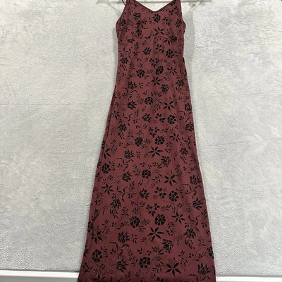 Vestido Xhilaration Para Mujer Pequeño De Colección Maxi Correa de Espagueti Floral Rojo Boho EE. UU. Foto 1 de 4